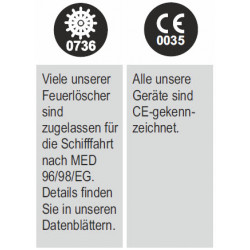 Pulverlöscher 6 kg, universal, permanent