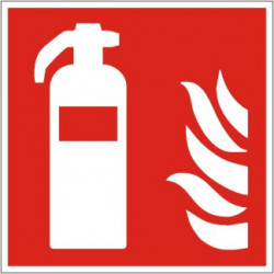 Handfeuerlöscher- Schild