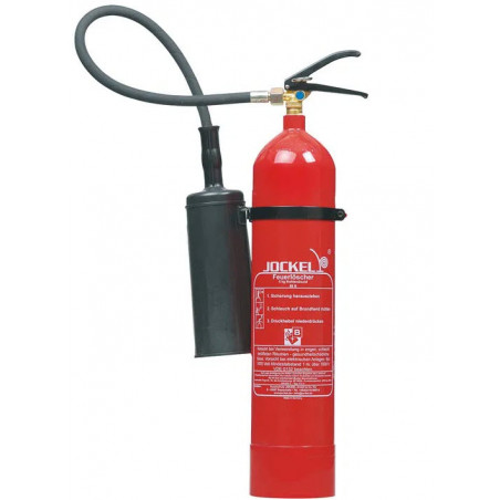 Kohlendioxydfeuerlöscher mit Aluminiumbehälter, Inhalt 5 kg (Schweiz, 3 sprachig)