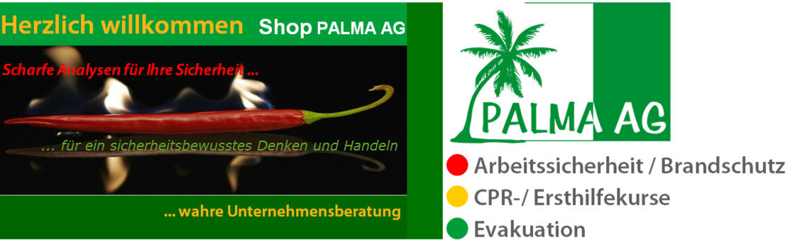 Herzlich willkommen beim Palma AG Webshop